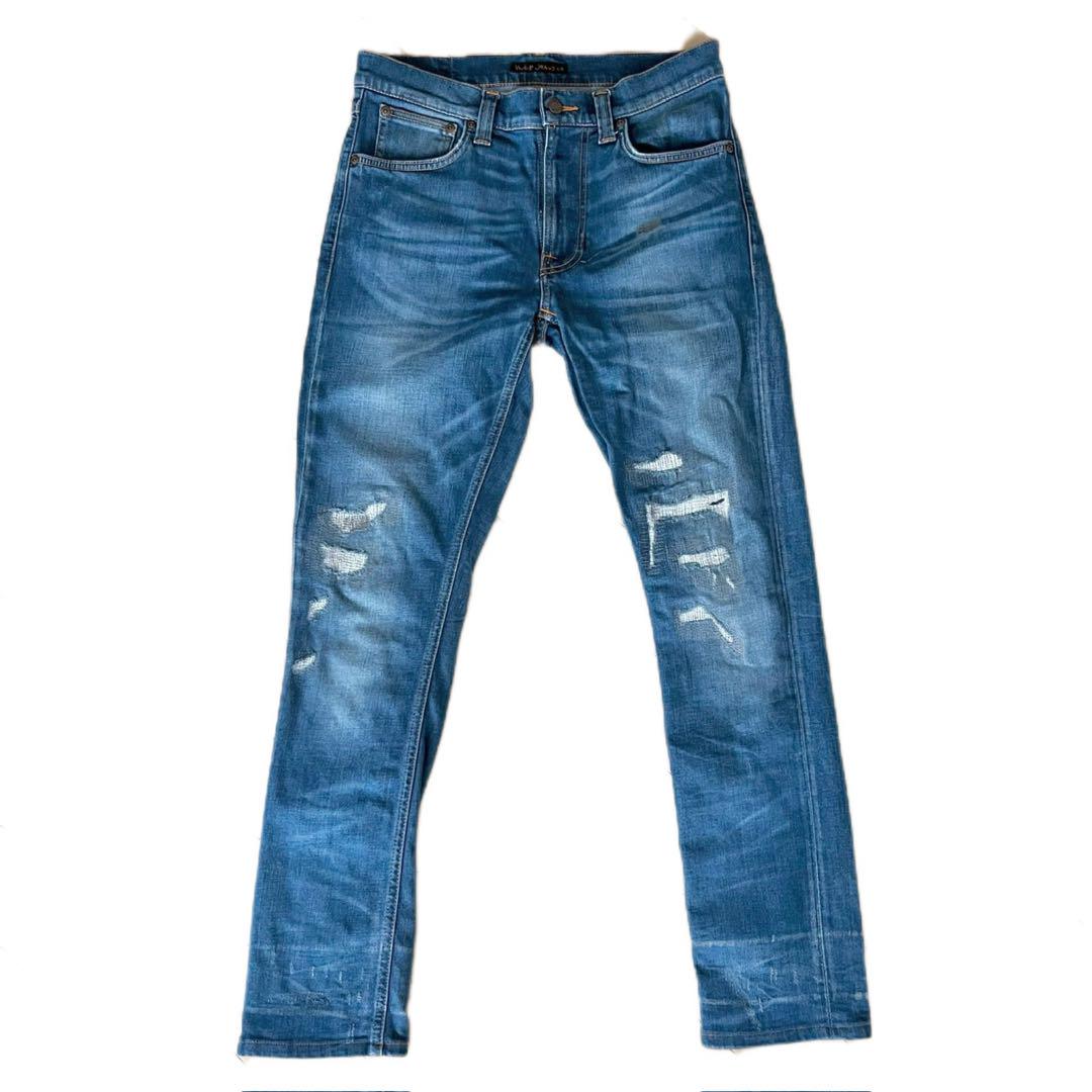 Nudie Jeans LEAN DEAN リーンディーン　クラッシュ加工