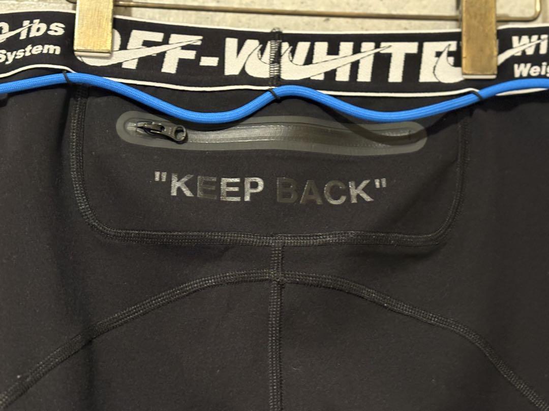 NIKE× OFF-WHITE ランニングロングユーティリティタイツ NIKE× OFF-WHITE ランニングロングユーティリティタイツ - メルカリ