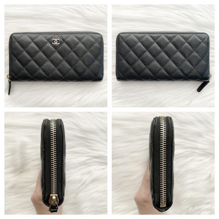 セール定番 本日限定セール 長財布マトラッセキャビアスキン ココマーク黒 ksFRm-m98387378650 美品♡CHANEL 人気高評価