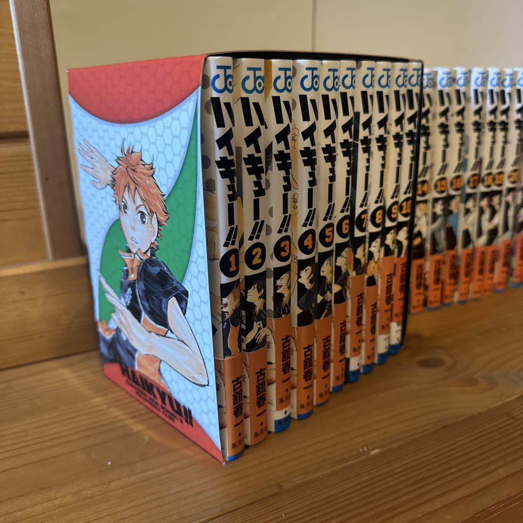 ハイキュー!! 31巻 10察収納BOX付き 11巻〜31巻初版帯付き