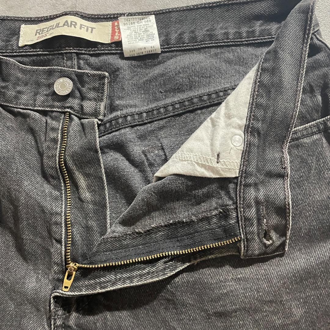 W34 L30】levi's ブラック リーバイス 505 569型 - メルカリ