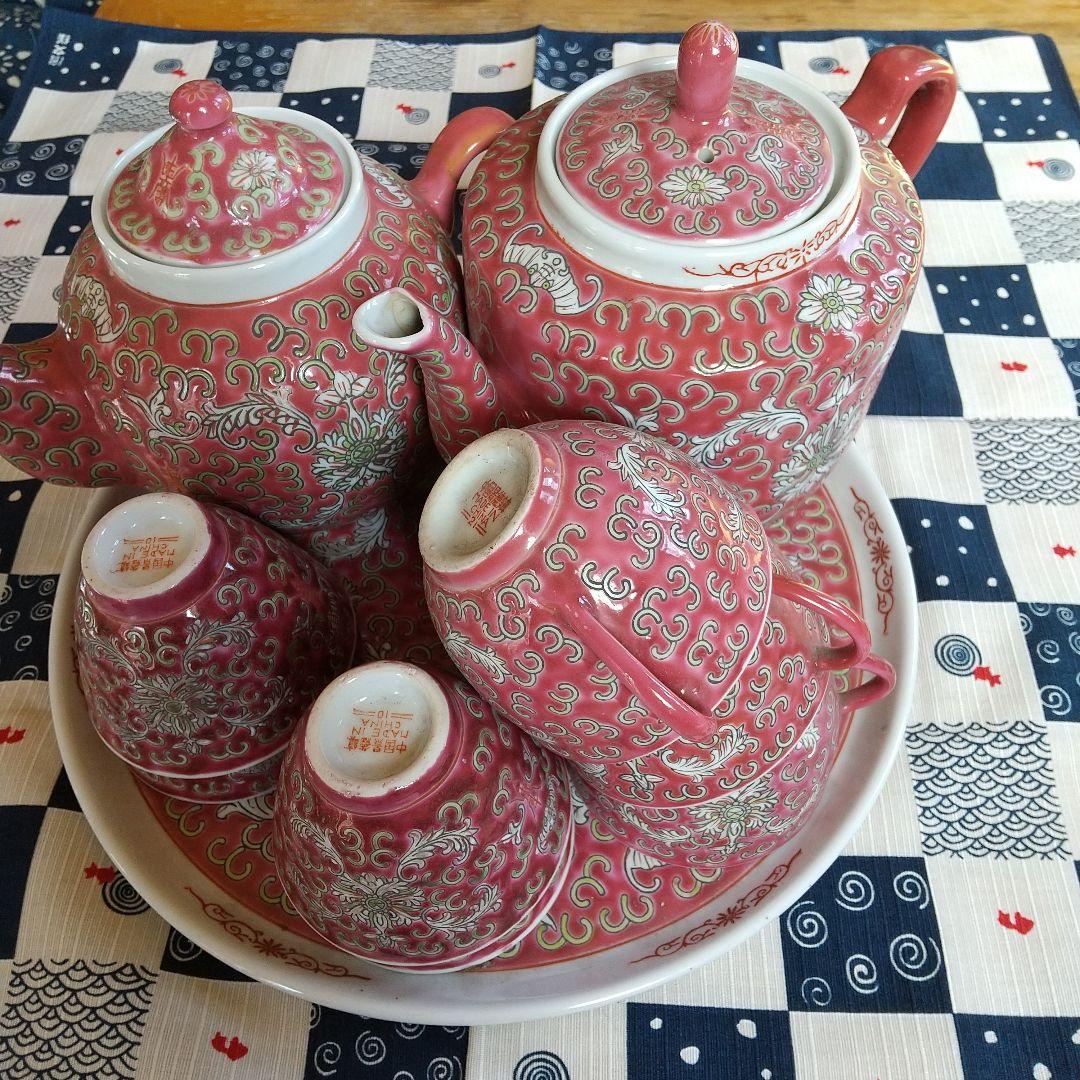 中国茶器 ティーセット 陶器製