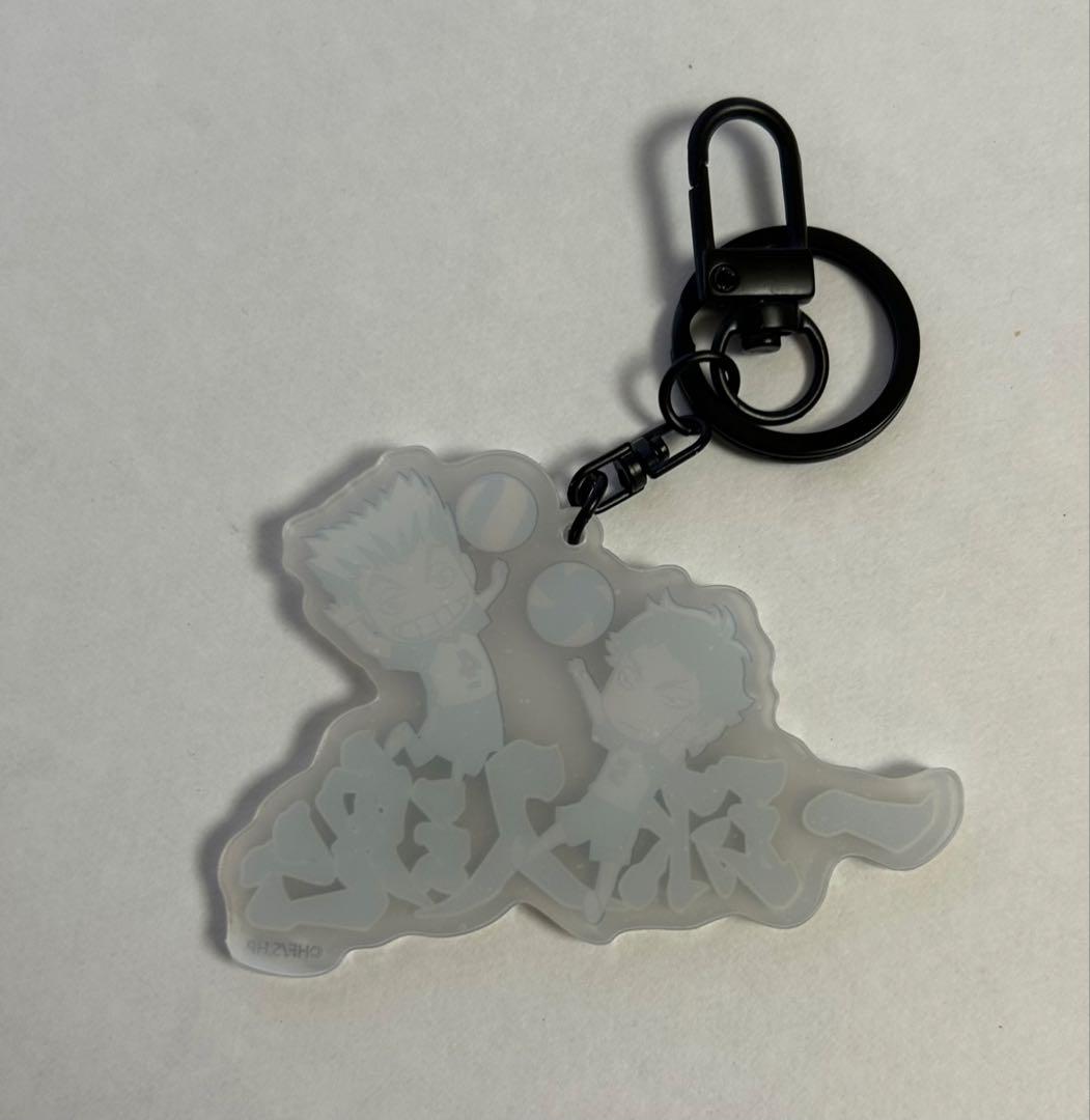 ハイキュー!! HOOKコラボ　配色ハーフジップ　キーホルダー付き　梟谷学園 ハイキューHOOKコラボ 梟谷キーホルダー 木兎 光太郎 赤葦京治