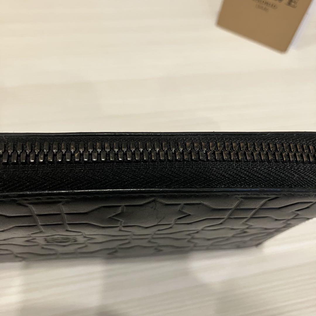 【LOEWE】ロエベ 長財布 ラウンドジップ アナグラム ブラック 黒
