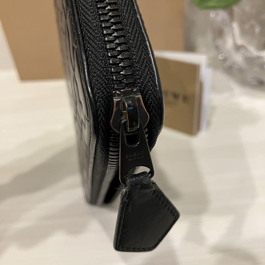 【LOEWE】ロエベ 長財布 ラウンドジップ アナグラム ブラック 黒