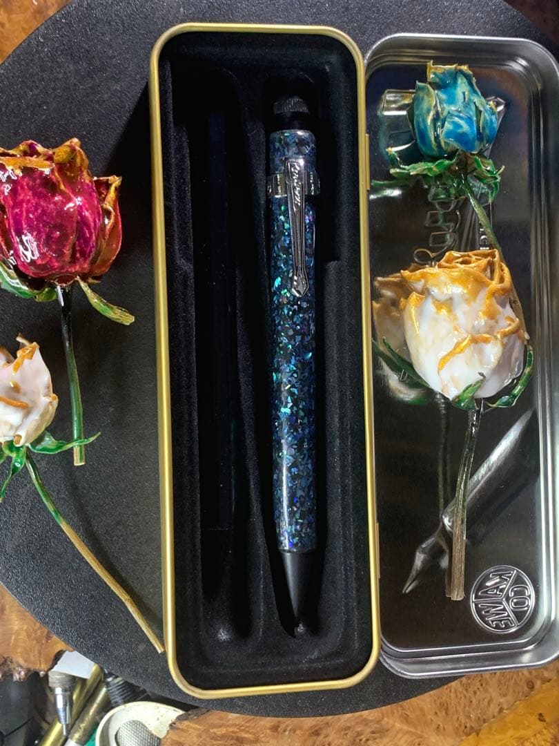 カヴェコ 青蝶貝螺鈿0.5mm新品、♥ TALLINNNEXPO_COM