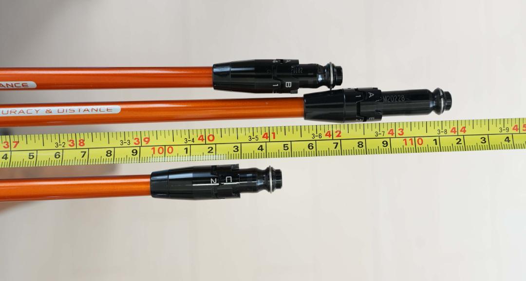 ツアーAD DI-6 タイトリスト用１W・３W・５W用シャフト３本