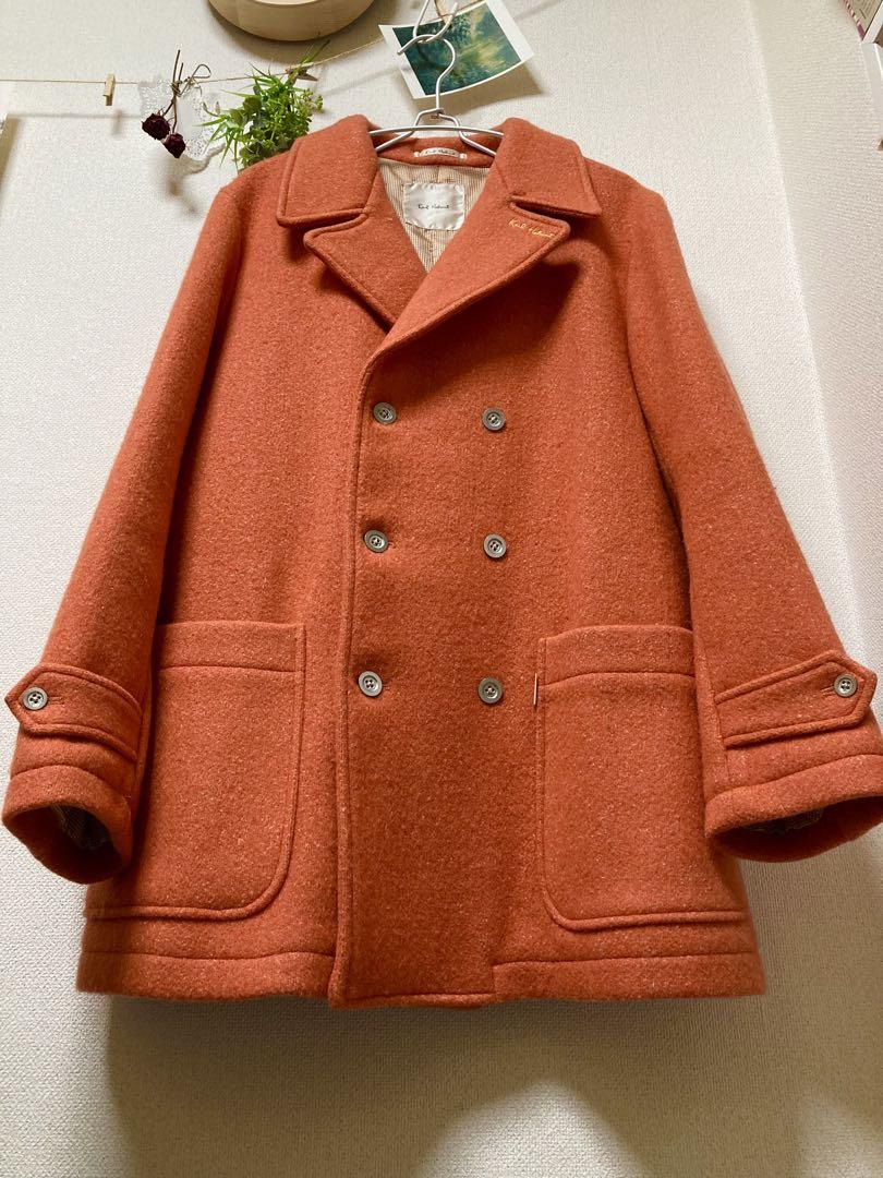 最終値下げ ★ カールヘルム ピーコート ウール ダブルボタン L 美品