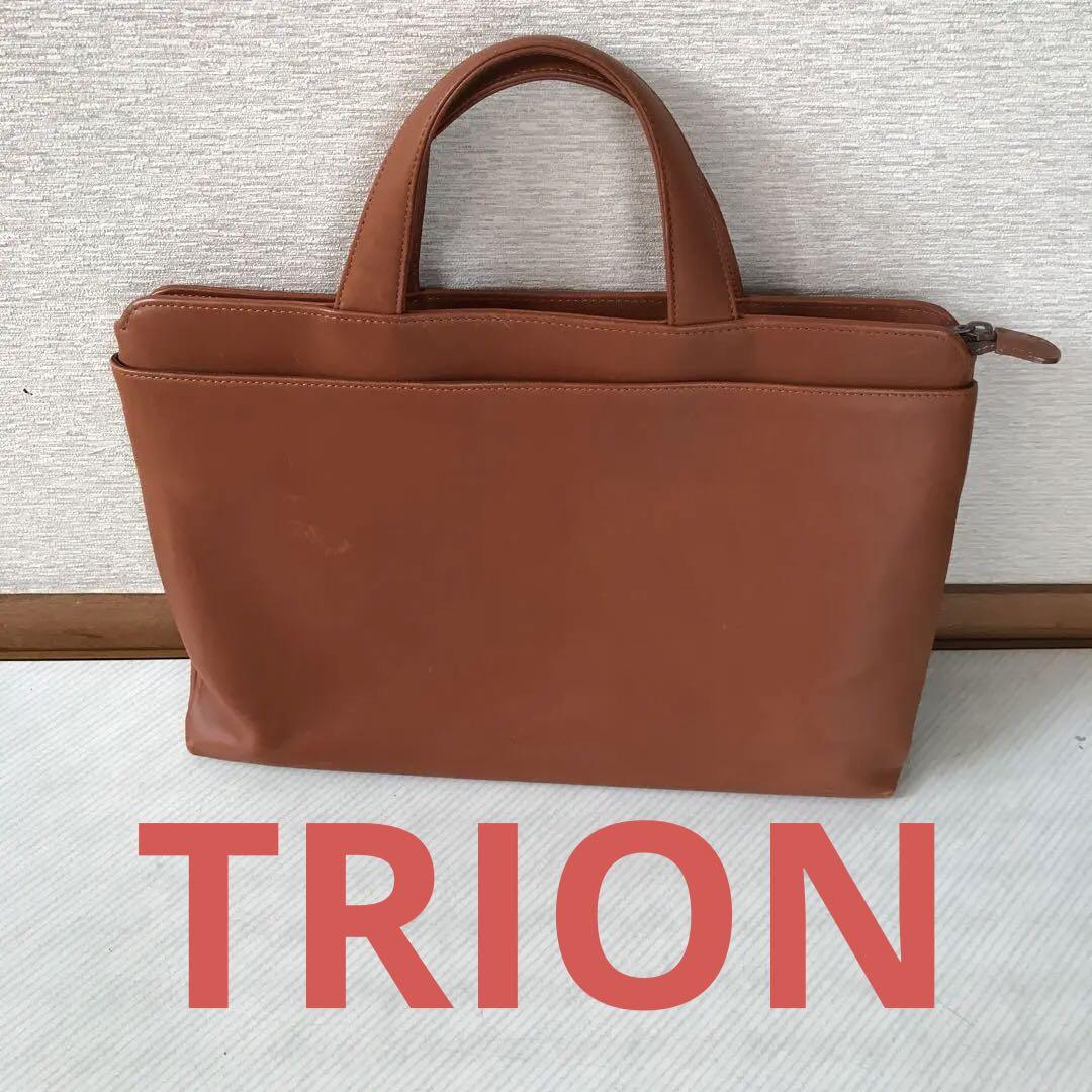TRION レザー　メンズ　レディースビジネスバッグ