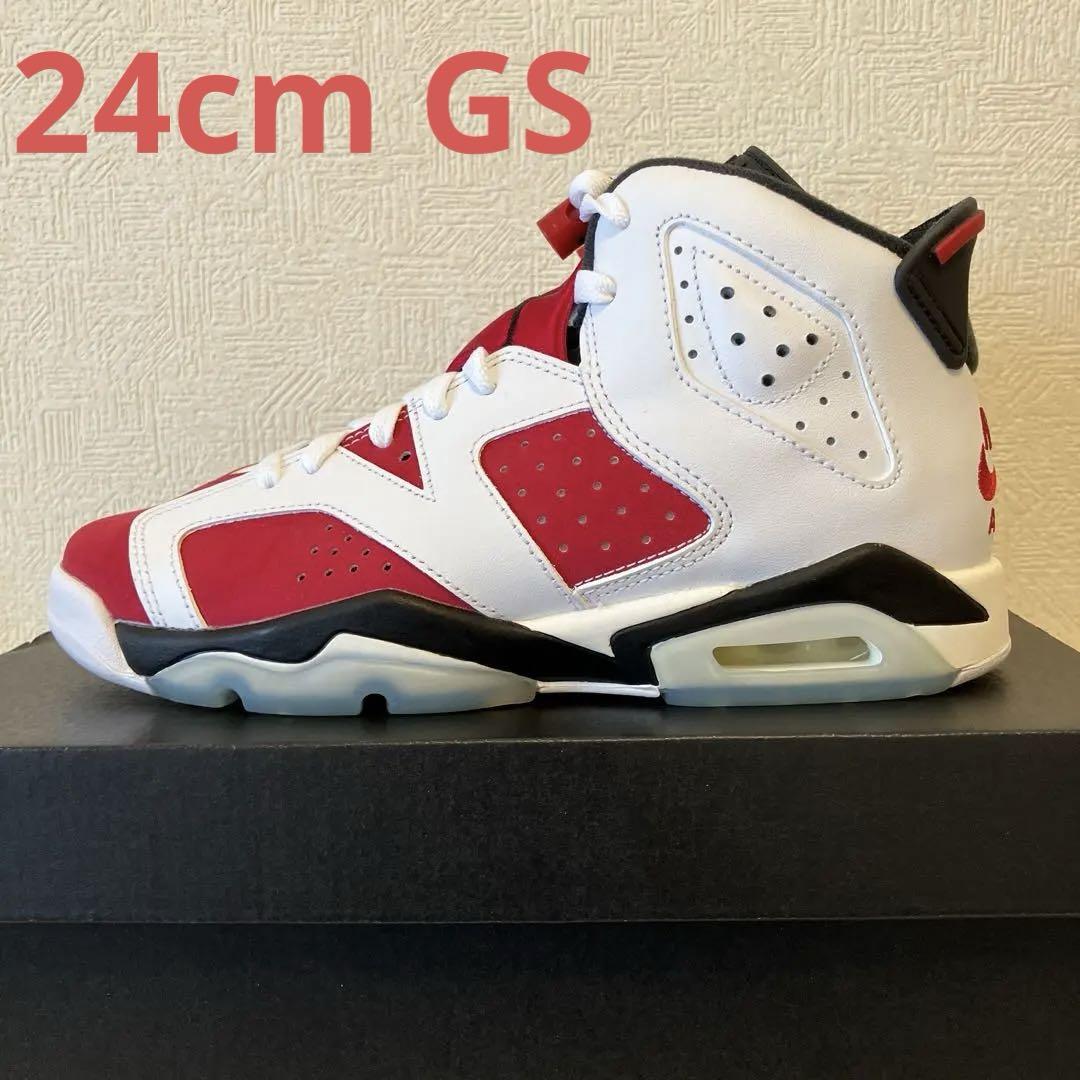 Air Jordan 6 GS カーマイン　24cm