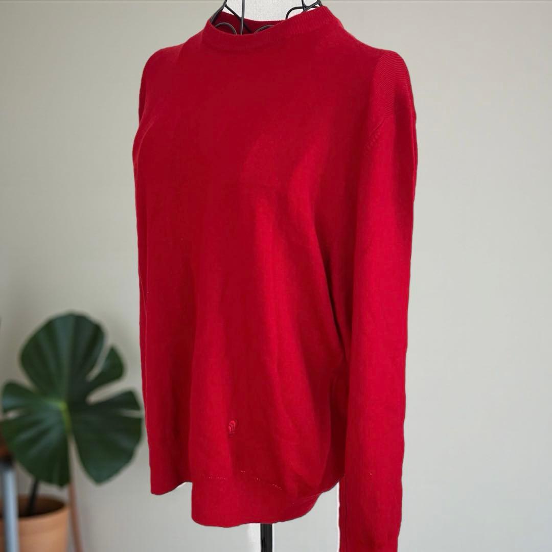 【新品タグ付】Cacharel 参考定価3万メリノウール100% ニットセーター