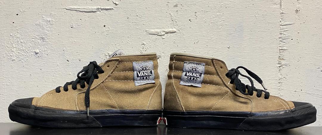 ☆830 希少 VANS バンズ ハイカット レザー 90s USA製RBE_メンズスニーカー