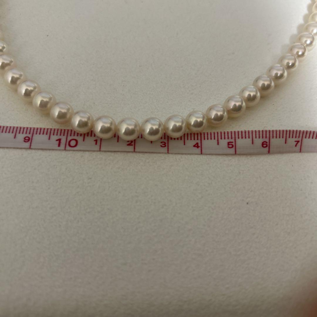 ミキモト MIKIMOTO あこや真珠　パール　ネックレス　約6.5〜7mm未満