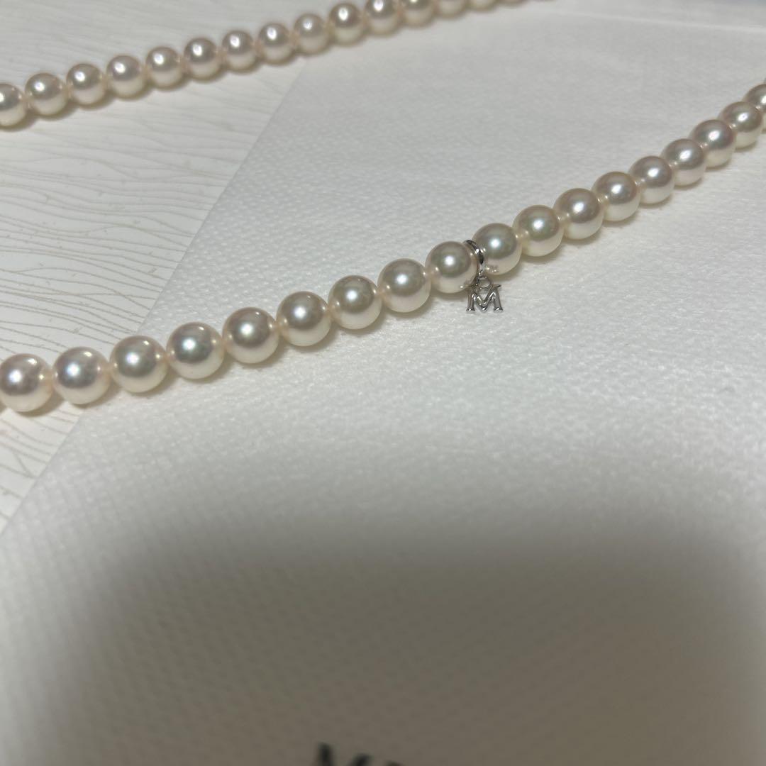 ミキモト MIKIMOTO あこや真珠　パール　ネックレス　約6.5〜7mm未満