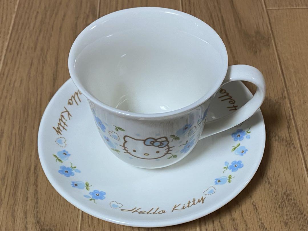 【レトロ】ハローキティ コーヒーカップ ＆ ソーサー
