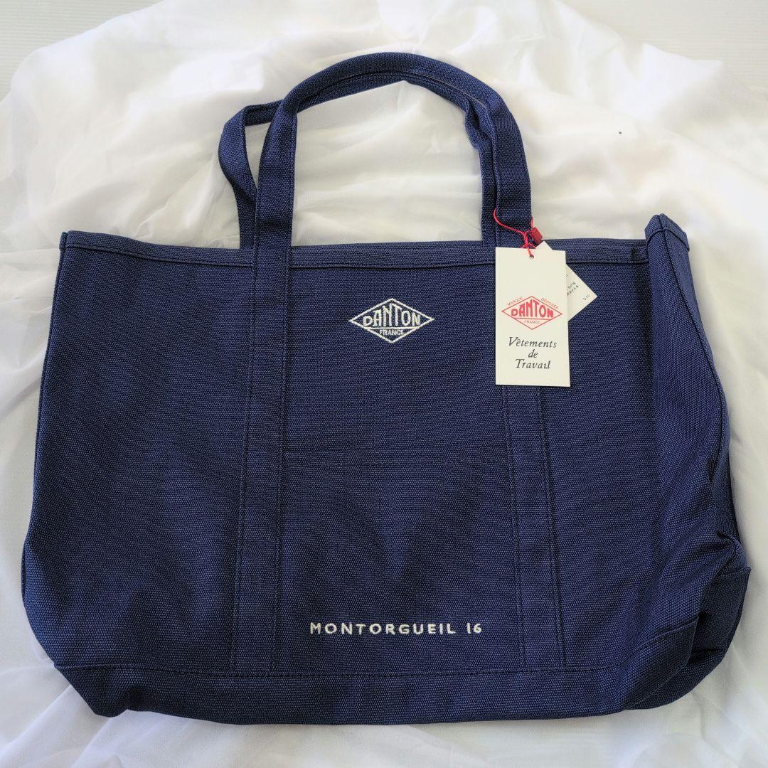 新品】ダントン トートバッグ ブルー - メルカリ