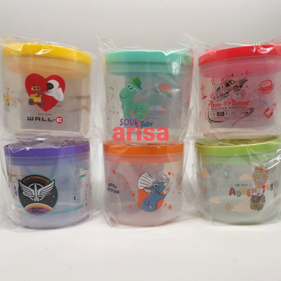 ハッピーくじ ピクサー フィギュア コンプセット キャニスター ステッカー ピクサー ハッピーくじ キャラクターステッカーポストカード