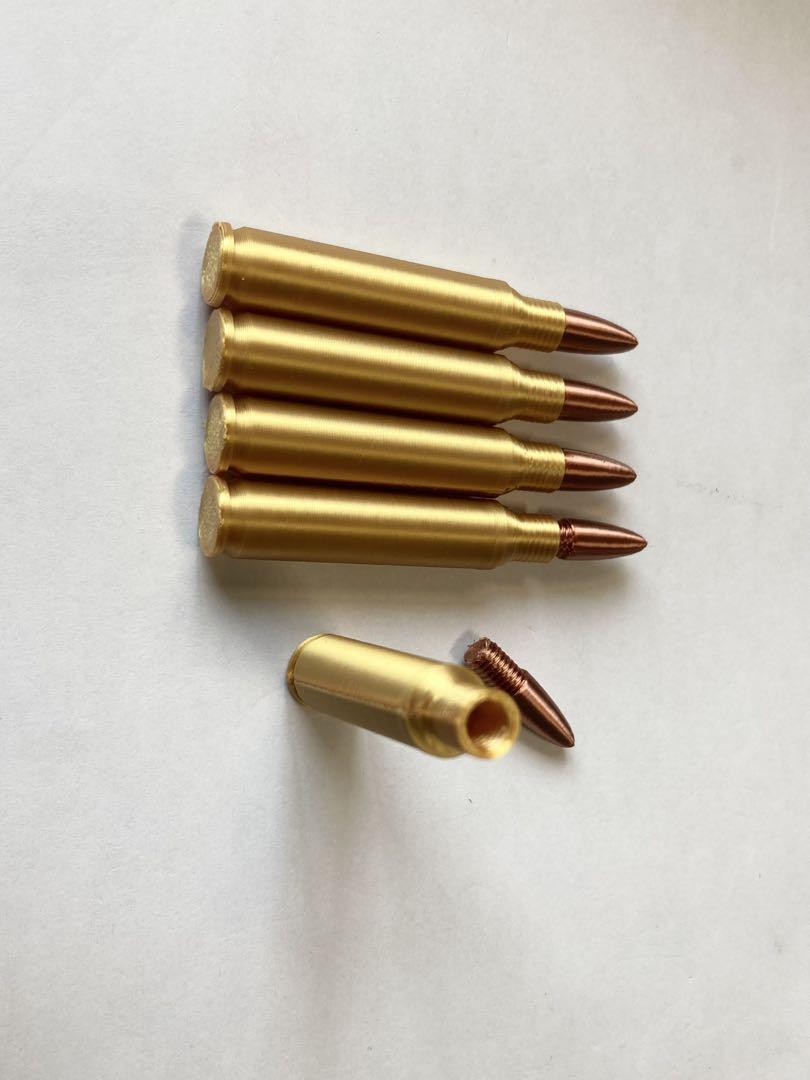 338 Lapua Magnum 樹脂製ダミーカート 5発 樹脂 火薬無し｜Yahoo