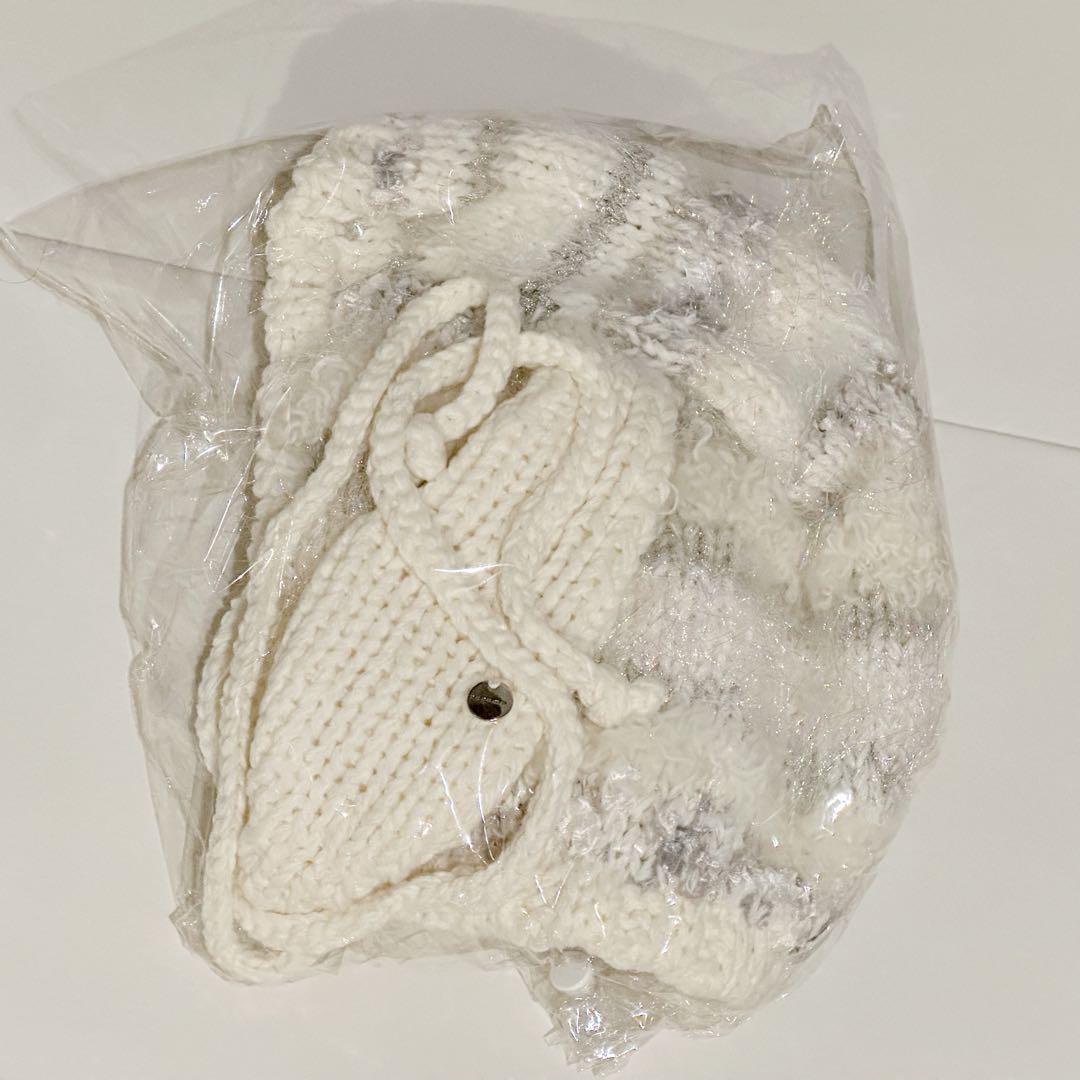 rurumu: usa-mimi knit cap white
