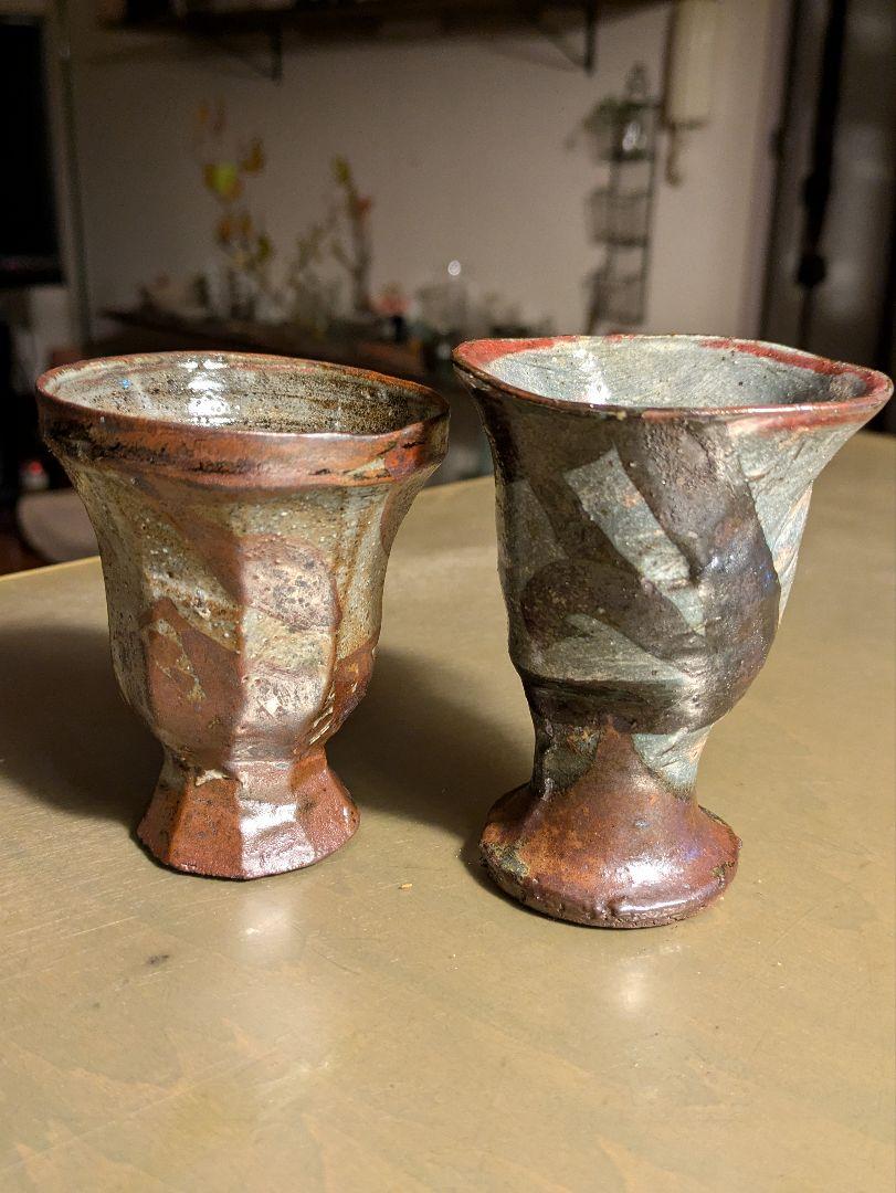 作家物カップ２客陶印