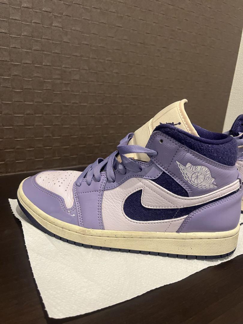 Nike Air Jordan 1 紫 ハイカット シューズ
