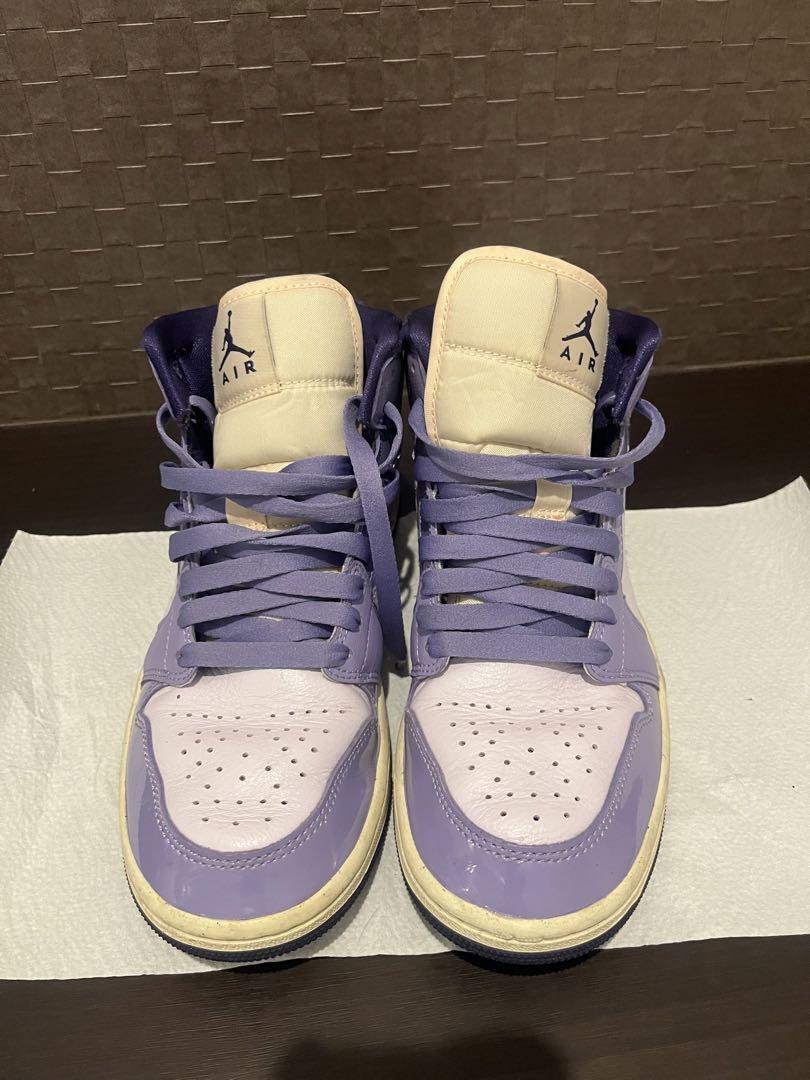 Nike Air Jordan 1 紫 ハイカット シューズ