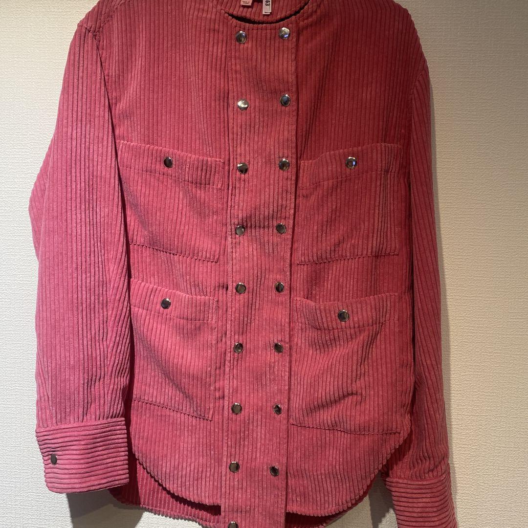 ECKHAUS LATTA コーデュロイシャツ S ピンク