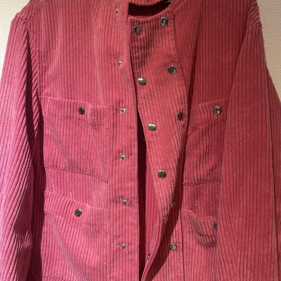 ECKHAUS LATTA コーデュロイシャツ S ピンク