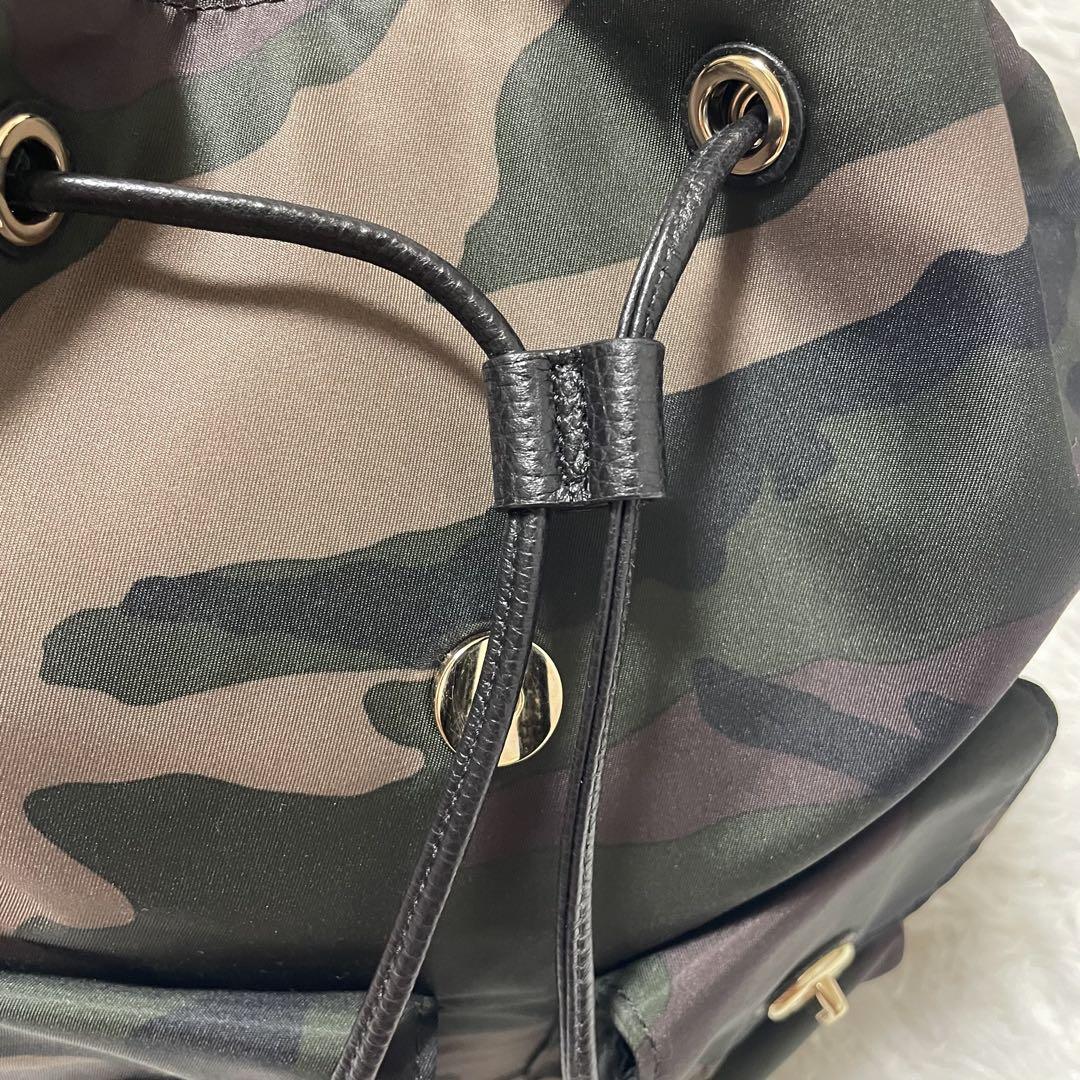 新品同様　COACH F11848 カモフラ柄　リュック　バックパック
