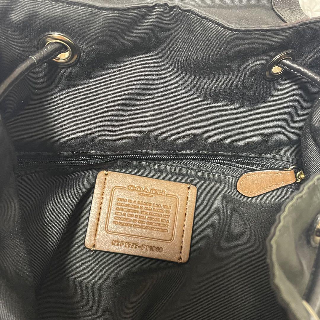 新品同様　COACH F11848 カモフラ柄　リュック　バックパック