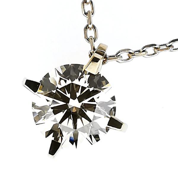 カシケイ K18 ダイヤ ネックレス 0.32ct ソリティア 定価29万