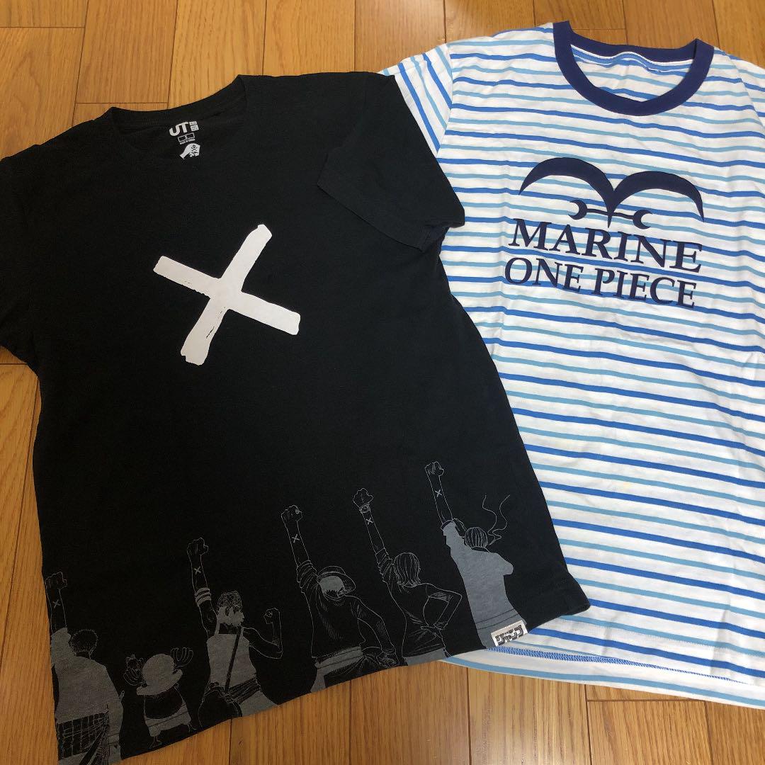 Uniqlo One Pieceコラボ Tシャツ 2枚セット メルカリ