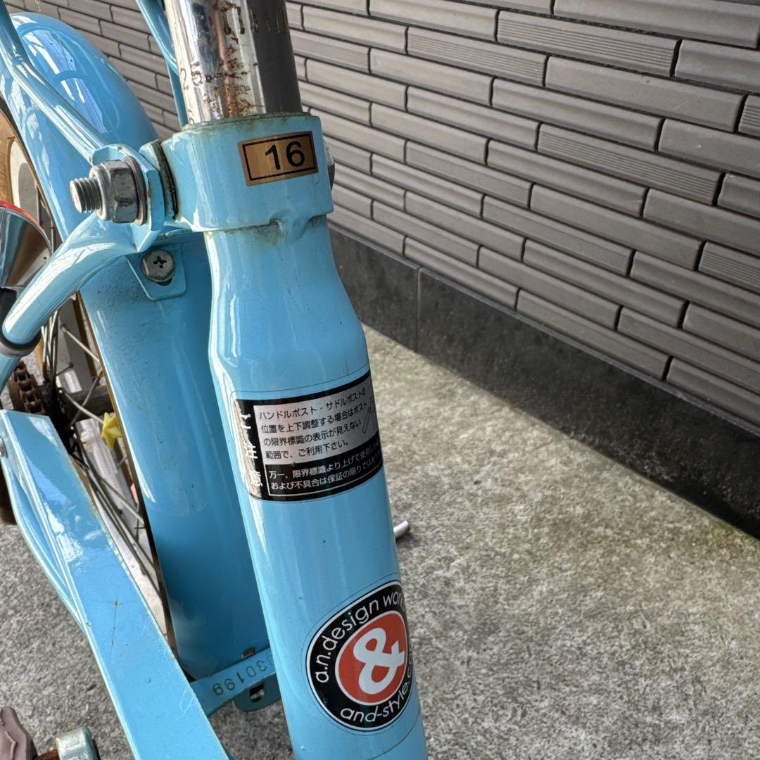 【直接引き渡し限定】a.n.design works 子供用自転車 16インチ