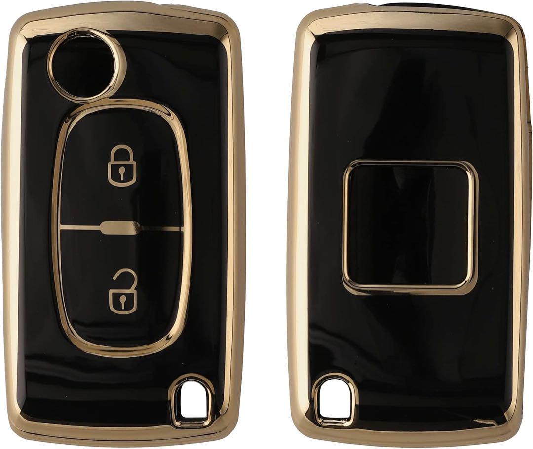 Peugeot Citroen 2 車 キーケース キーカバー 鍵カバー TPU