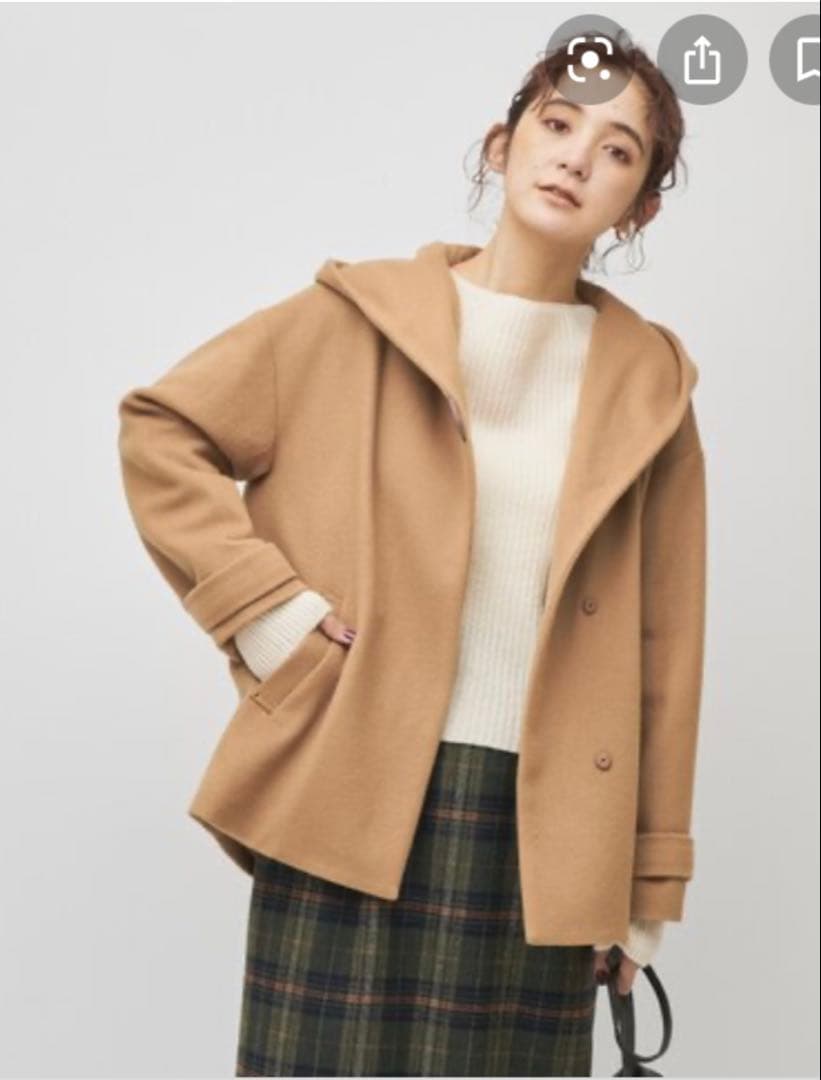 コラージュ ショートフードコート SIZE COLLAGE GALLARDAGALANTE