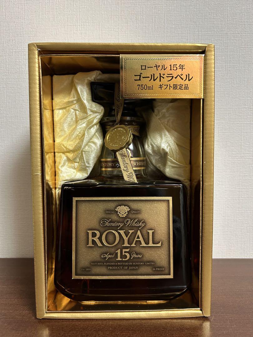 【新品】サントリーローヤル15年 ゴールドラベル 750ml43％ ギフト限定品