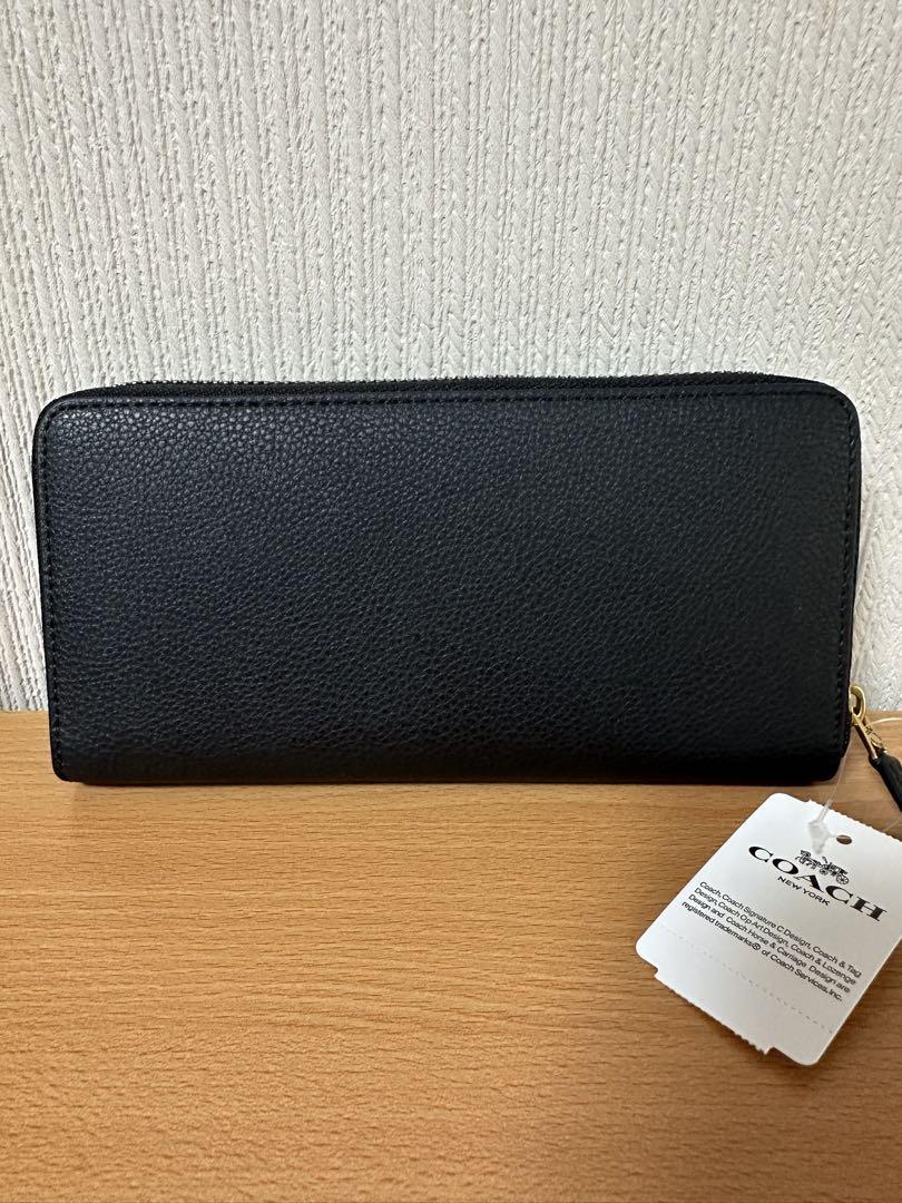 ☆新品未使用品✨COACH ブラックレザー 長財布