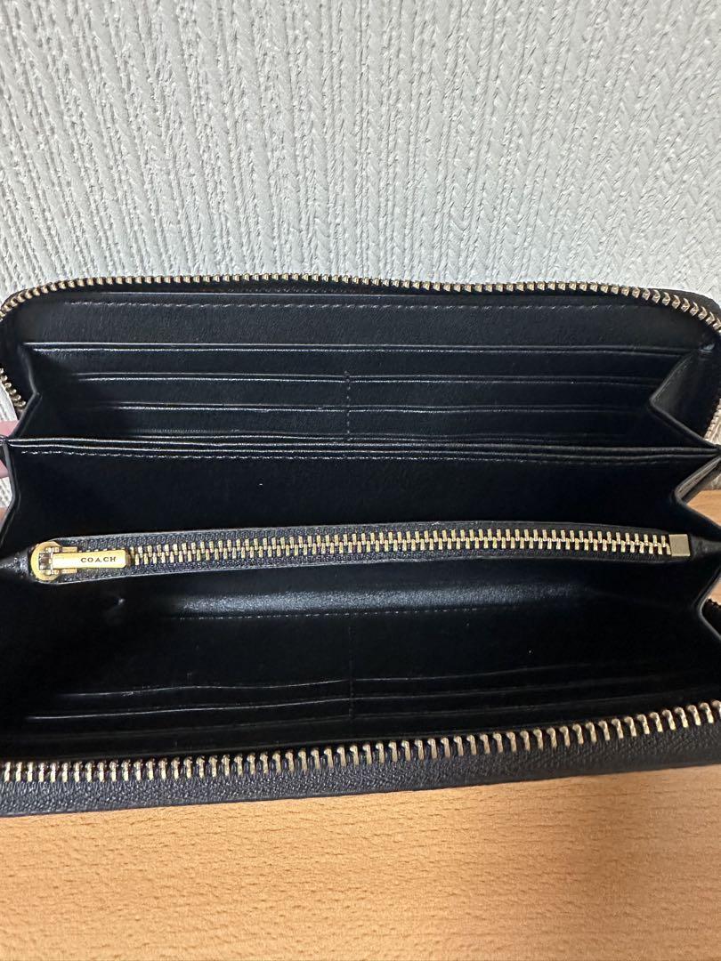 ☆新品未使用品✨COACH ブラックレザー 長財布