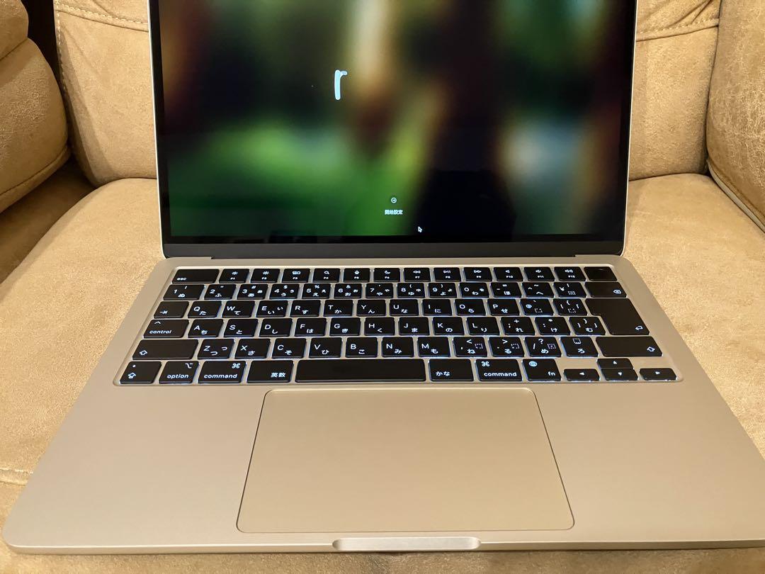 MacBookAir M2 512GB 8GBスターライト美品