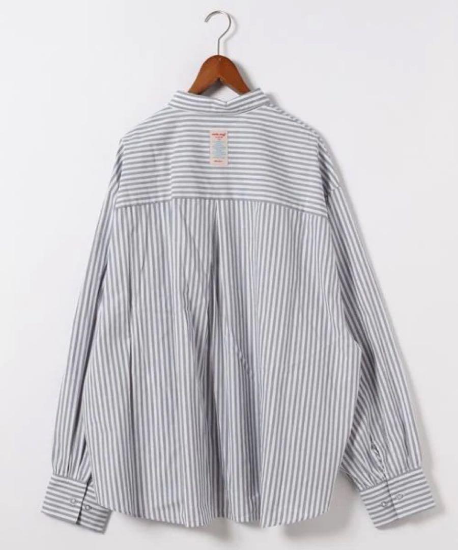 ニコアンドbe with M Misayoカラフルストライプシャツグレー新品