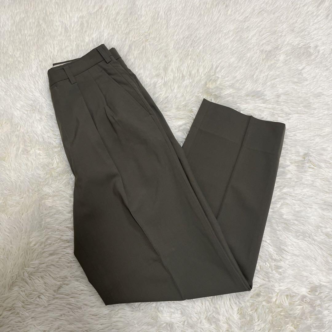 JUN MEN ジュンメン　セットアップ　スーツ　カーキ　ダブル　シルク混　美品