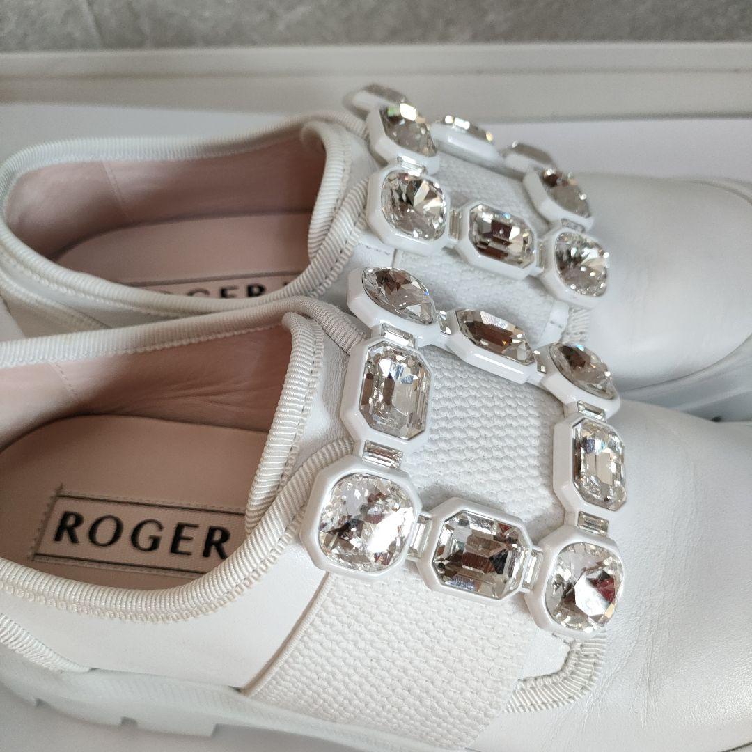 美品！ROGER VIVIER ロジェヴィヴィエ　スニーカー　レザー