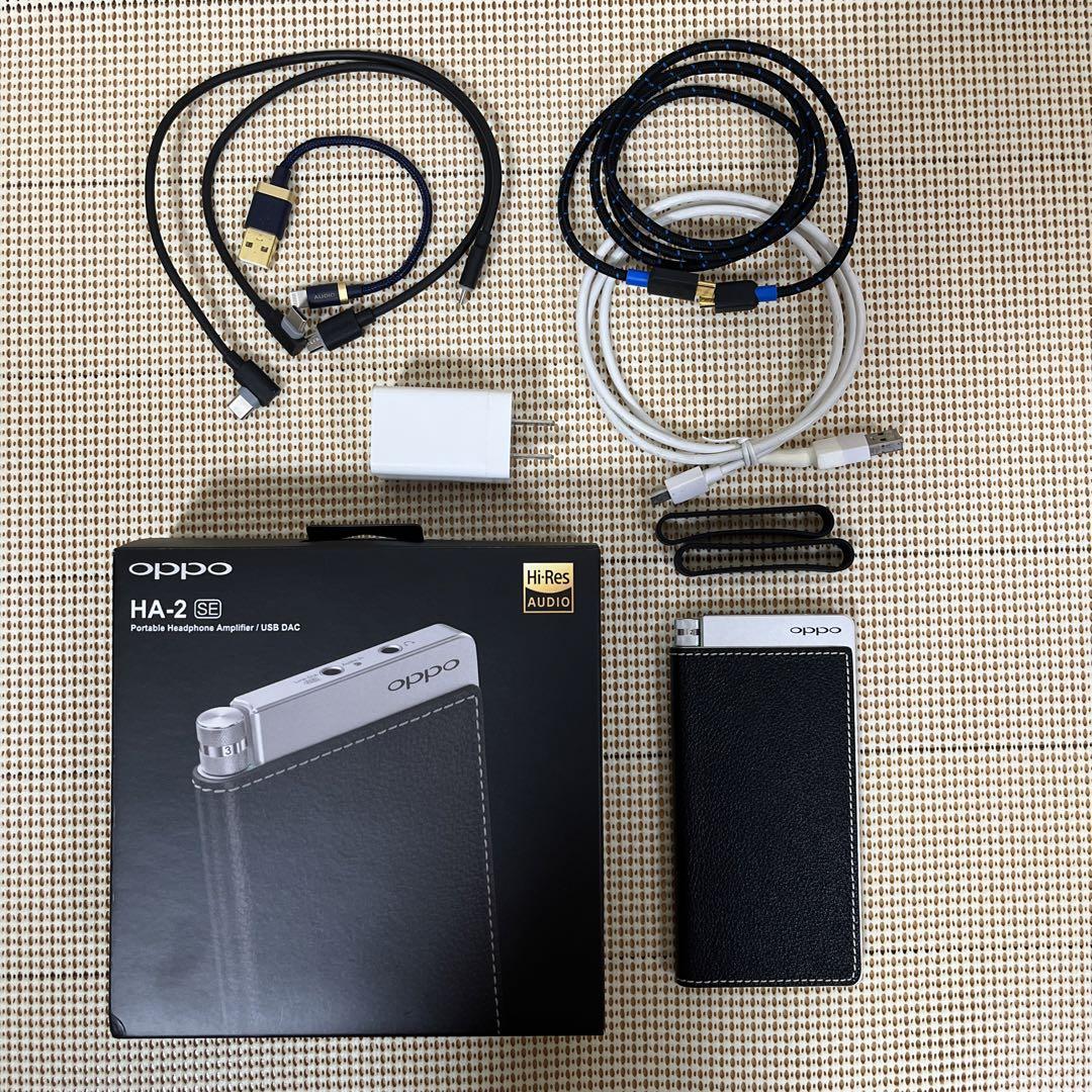 OPPO HA-2 SE ポータブルヘッドホンアンプ 黒　付属品、ケーブル付き