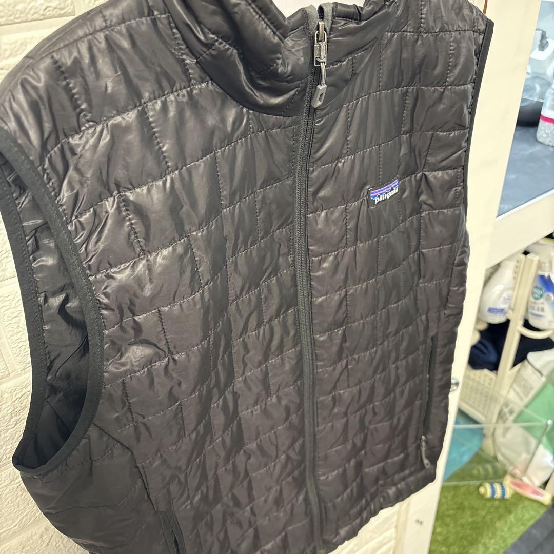 【ほぼ未使用】Patagonia メンズ ナノパフベスト Mサイズ ブラック