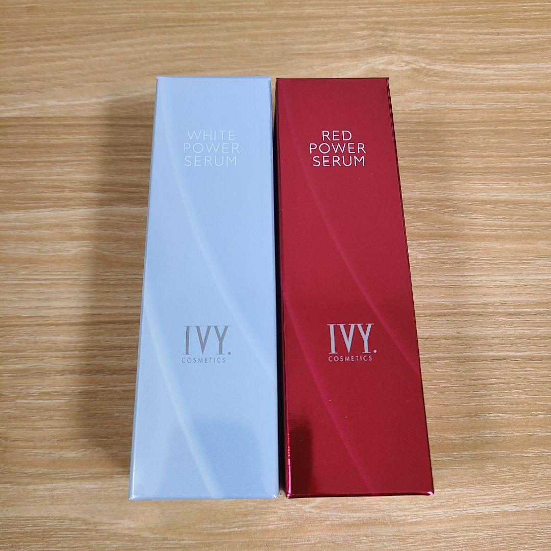 2点セット アイビー化粧品 レッドパワー ホワイトパワーセラム 新パッケージ