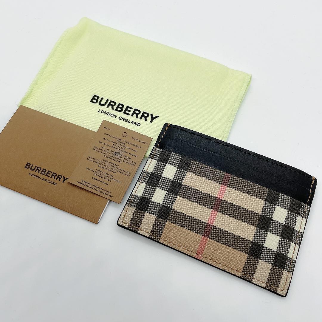 新品 ヴィンテージチェック カードケース l8bT2-m98429421150 正規品 BURBERRY 低価新品
