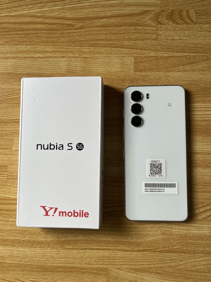 nubiaS5G Ymobile SIMフリー　ホワイト