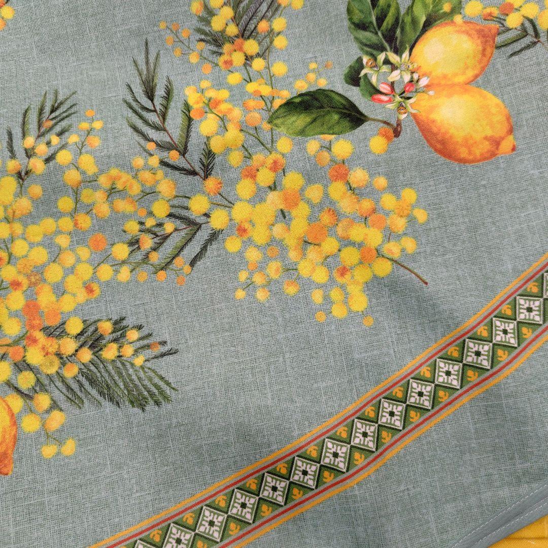 R98 南仏プロバンス円形テーブルクロス新品、♥