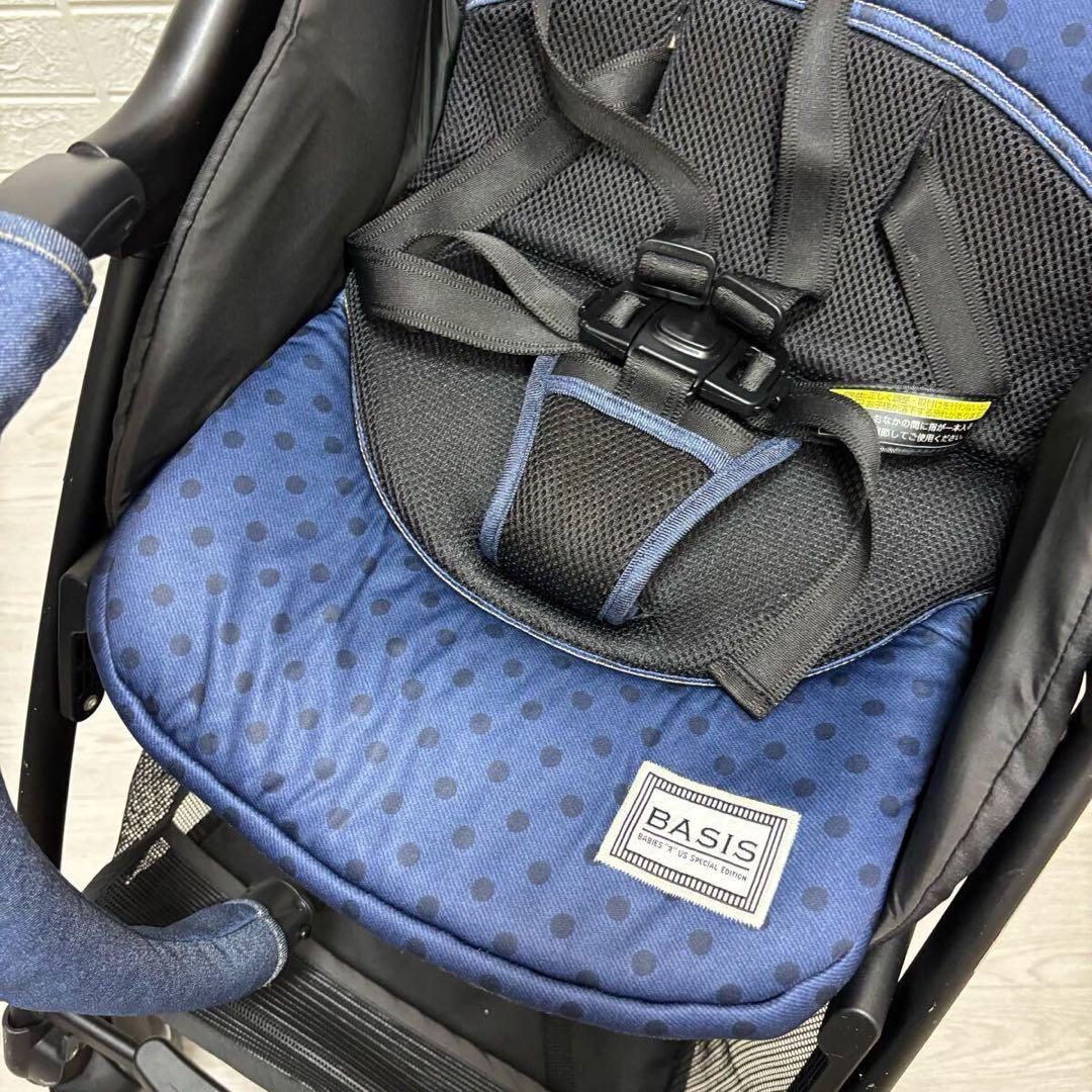 即決 美品 ピジョン ビングル BB1 ベイシス ポルカドットデニム 完備