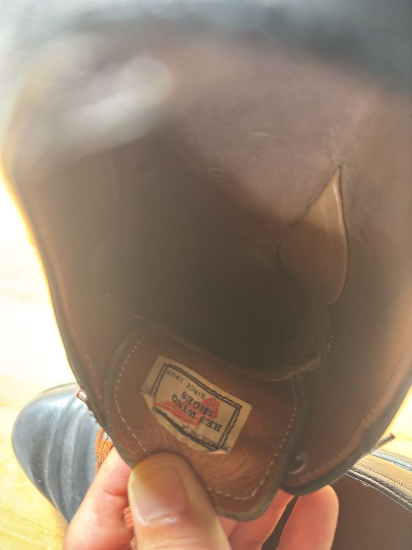 黒革　黒 レザーシューズ RED WING サイズ8 26cm